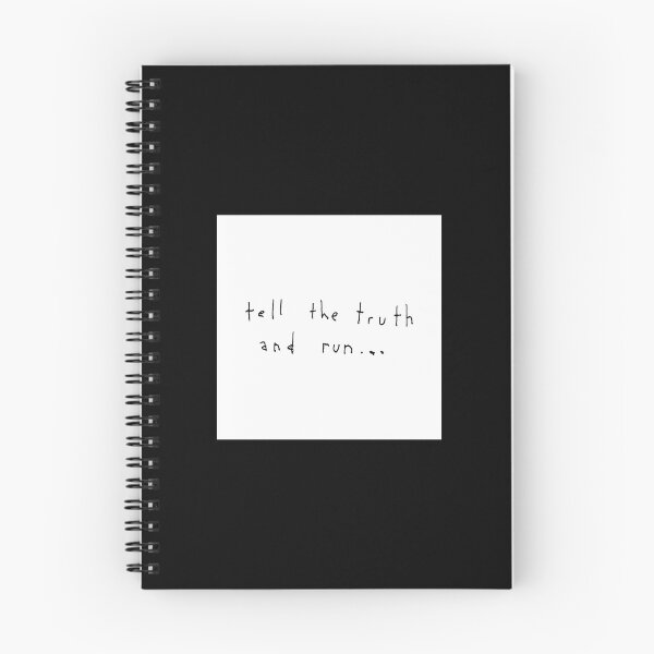 Item preview, TELL THE TRUTH AND RUN... white box / Cool and Funny quotes designed and sold by DRK7DSGN.