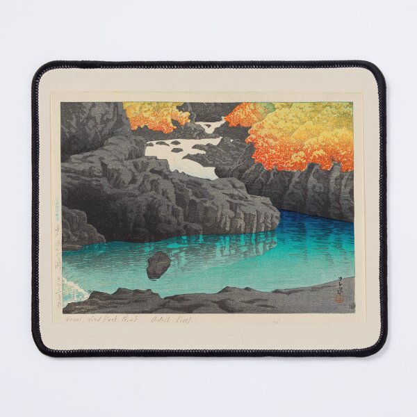 Item preview,  Kawase Hasui  The Kayagafuchi Rapids in Nagato Gorge (Nagato-kyô Kayagafuchi), from the series Selected Views of Japan (Nihon fûkei senshû) designed and sold by TeeARTHY.