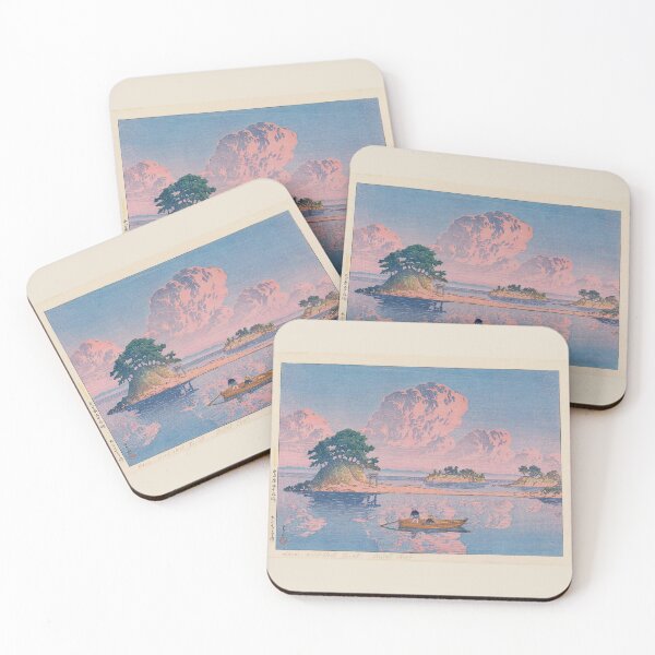 Item preview,  Kawase Hasui Tsukumojima, Shimabara, from the series Selected Views of Japan (Nihon fûkei senshû) designed and sold by TeeARTHY.