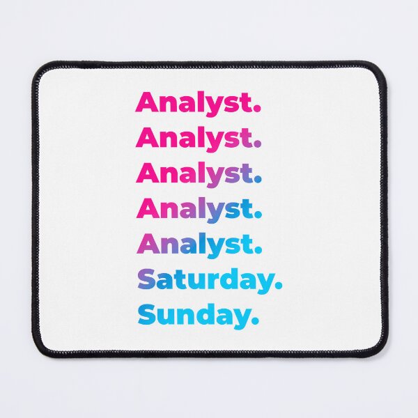 Item preview, Analyst work week designed and sold by SVPOD.