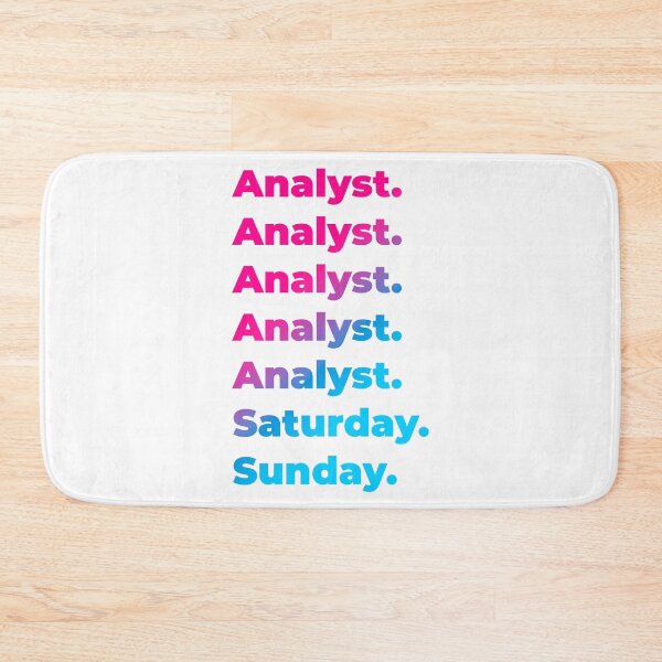 Item preview, Analyst work week designed and sold by SVPOD.