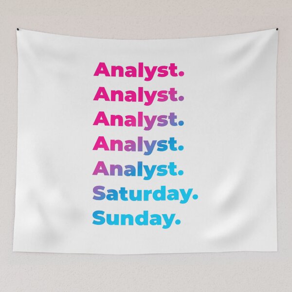 Item preview, Analyst work week designed and sold by SVPOD.