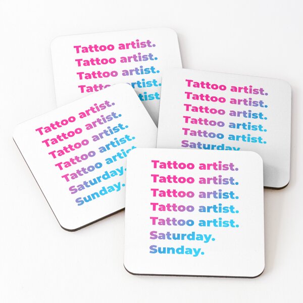Item preview, Tattoo artist work week designed and sold by SVPOD.