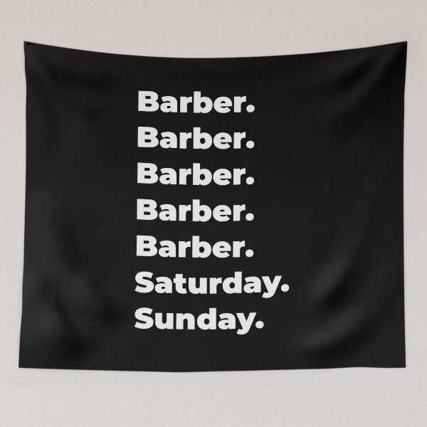 Item preview, Barber saturday and sunday designed and sold by SVPOD.