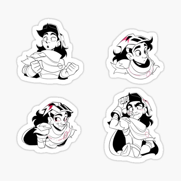 "Casey Jr Doodle Set 1" Sticker for Sale by FunneyLizzie Redbubble