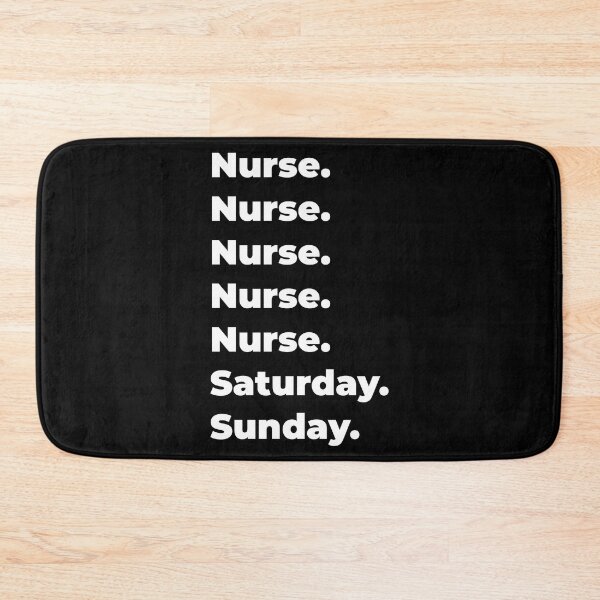Artikelvorschau, Krankenschwester Samstag und Sonntag entworfen und verkauft von SVPOD.