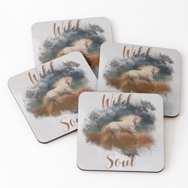Item preview, Horse with Wild Soul Clouds designed and sold by TjsDesignsnMore.