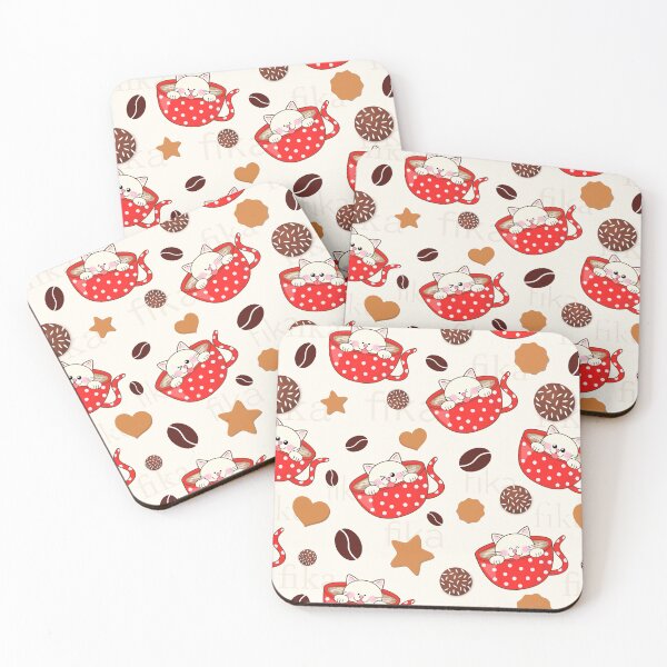 Item preview, Fika | Coffee loving kitties designed and sold by mixMixtli.