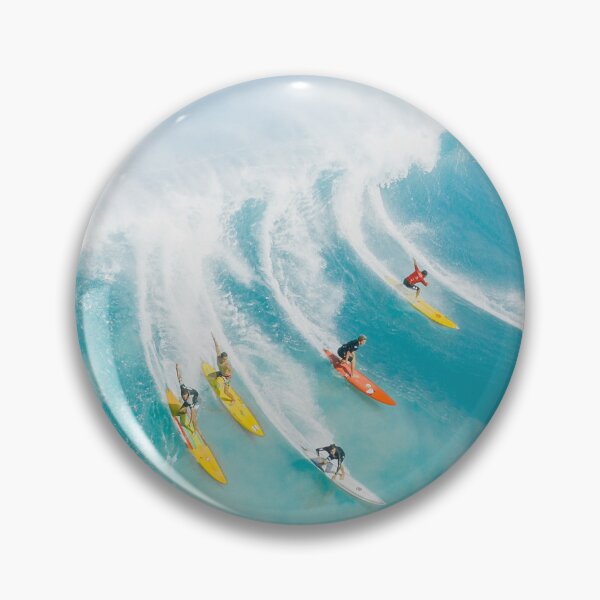 Item preview, People surfing on Blue Sea Waves designed and sold by Darius Bocos.