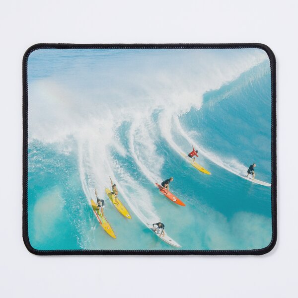 Item preview, People surfing on Blue Sea Waves designed and sold by Darius Bocos.