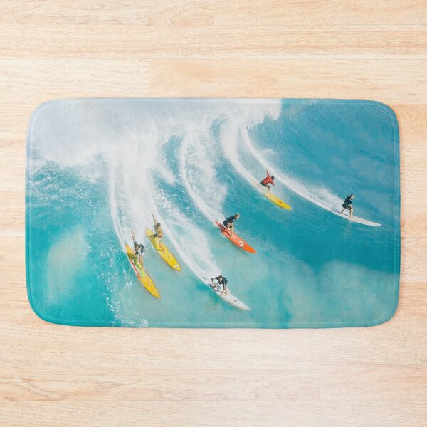 Item preview, People surfing on Blue Sea Waves designed and sold by Darius Bocos.