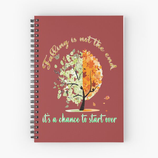 Item preview, falling is not the end, its a chance to start over   designed and sold by CreaTeeVityCO.