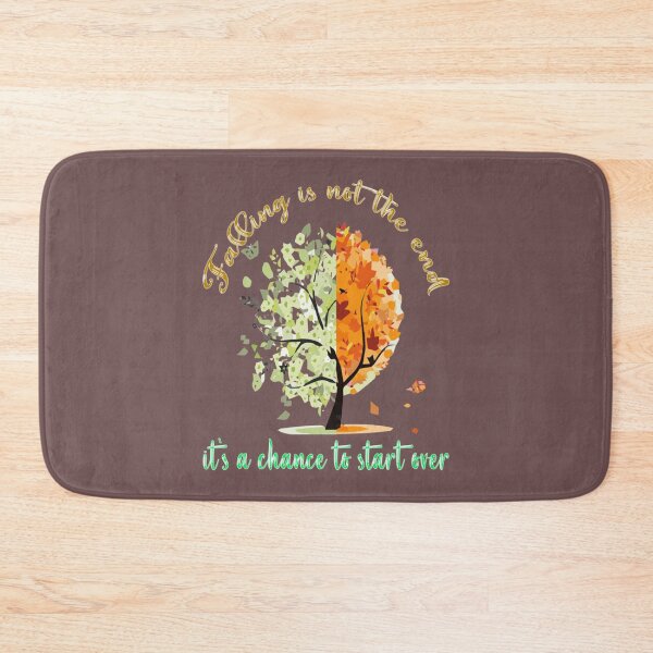 Item preview, falling is not the end, its a chance to start over   designed and sold by CreaTeeVityCO.