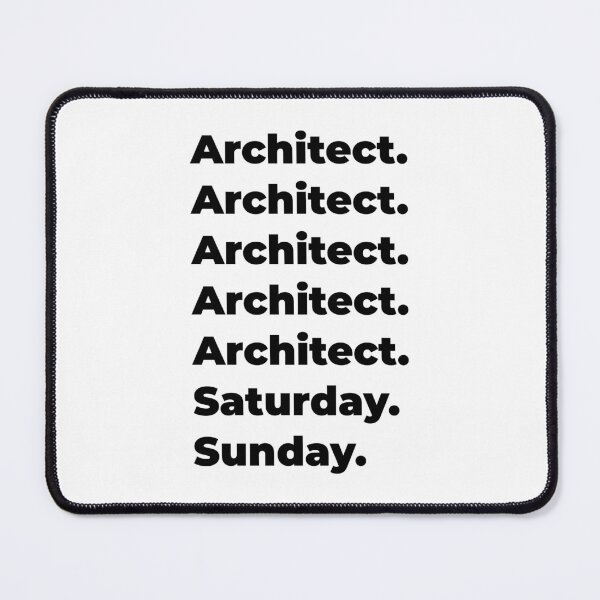 Item preview, Architect funny workweek designed and sold by SVPOD.