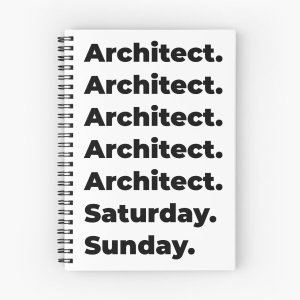 Item preview, Architect funny workweek designed and sold by SVPOD.