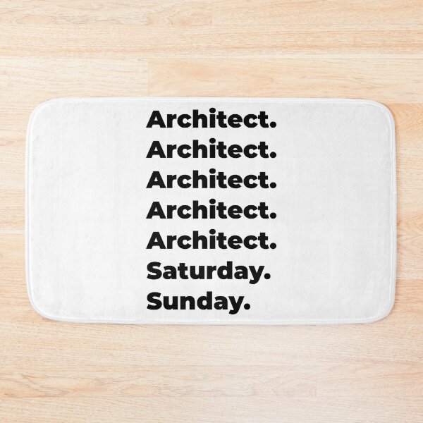 Item preview, Architect funny workweek designed and sold by SVPOD.