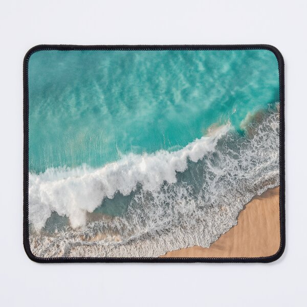 Item preview, Blue Ocean Waves hit sand beach designed and sold by Darius Bocos.