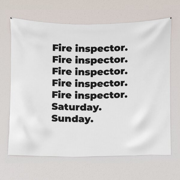 Item preview, Fire inspector funny workweek designed and sold by SVPOD.