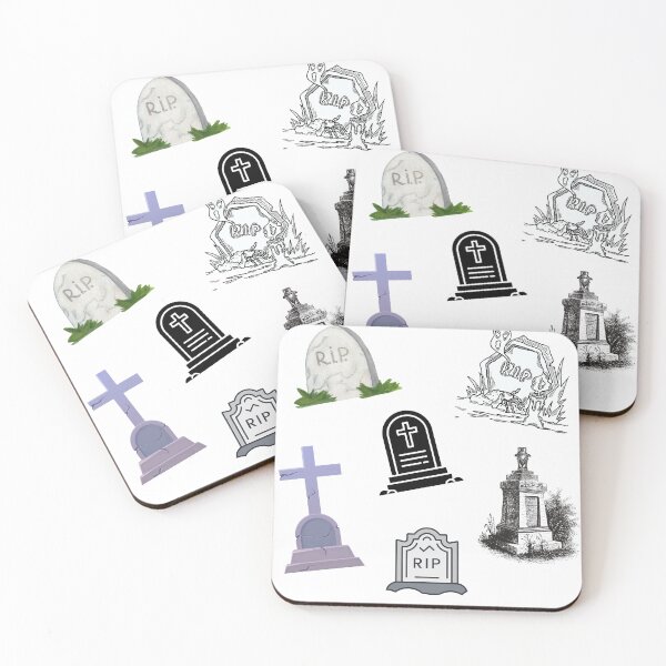 Item preview, Grave Stone Halloween 6 Pack| Spooky Gavestone Pack With 6 designed and sold by House-Of-Pinto.
