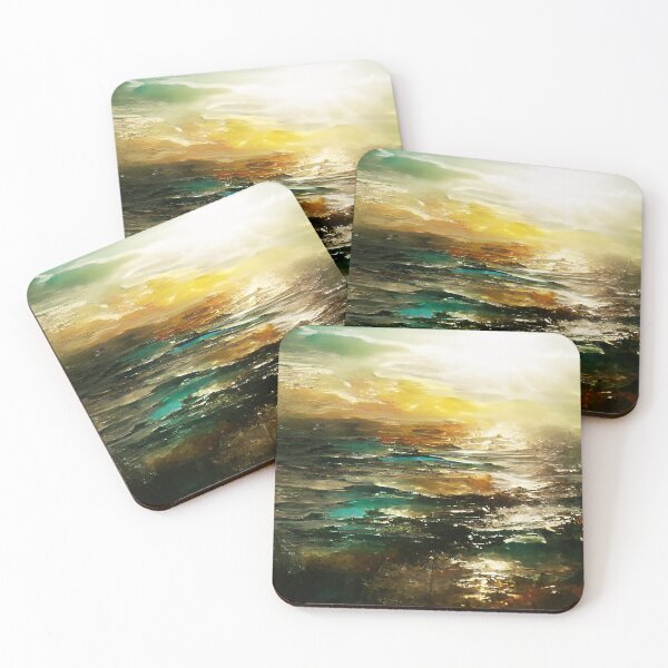 Item preview, Stay Gold Ocean Sunset-Seascapes Collection designed and sold by BioDigital-Jazz.