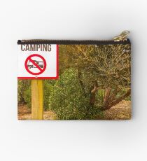 No Overnight Camping Studio Pouch