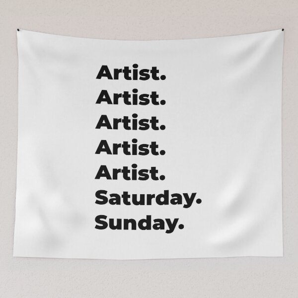 Item preview, Artist funny workweek designed and sold by SVPOD.