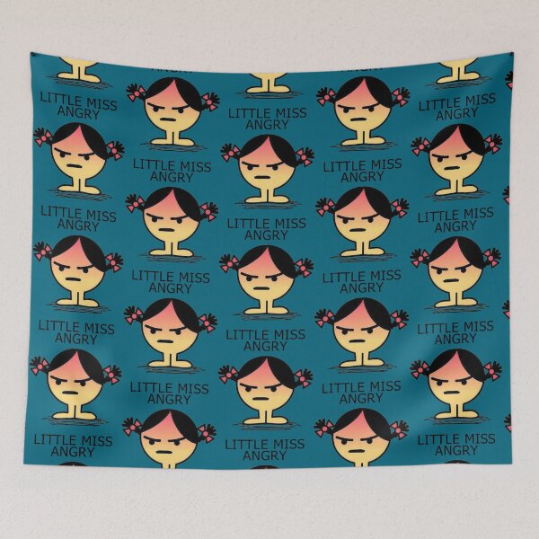 Item preview, Little Miss Angry Fitted  designed and sold by CreaTeeVityCO.
