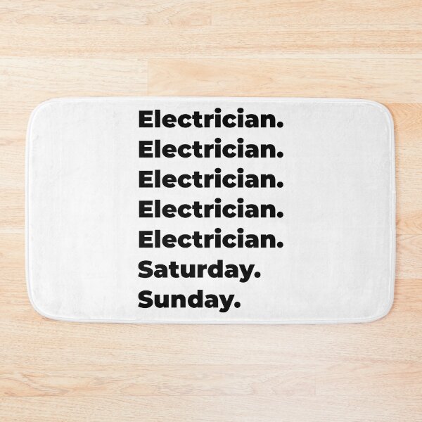 Item preview, Electrician funny workweek designed and sold by SVPOD.