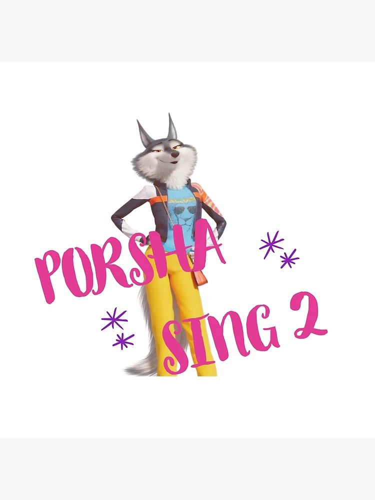 Sing 2 - Porsha Crystal Art Print [12x18]