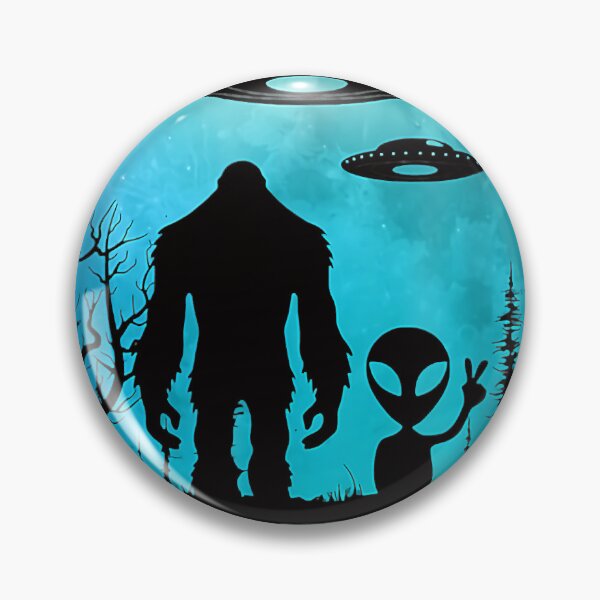 Item preview, Alien And Bigfoot Moon  designed and sold by Ella38.