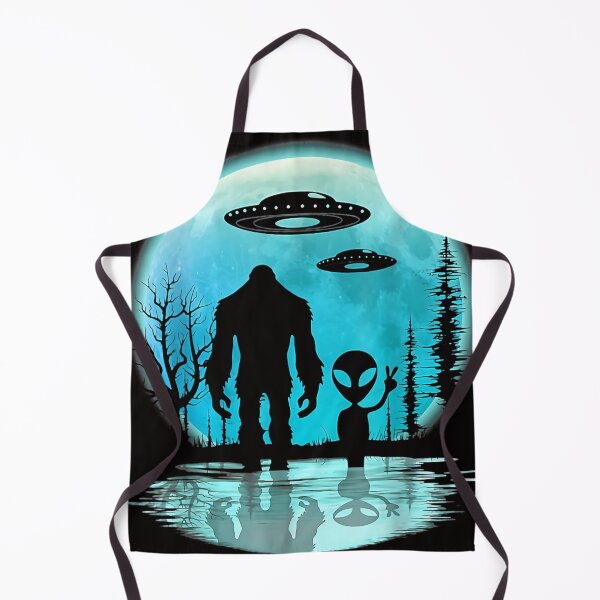 Item preview, Alien And Bigfoot Moon designed and sold by Ella38.