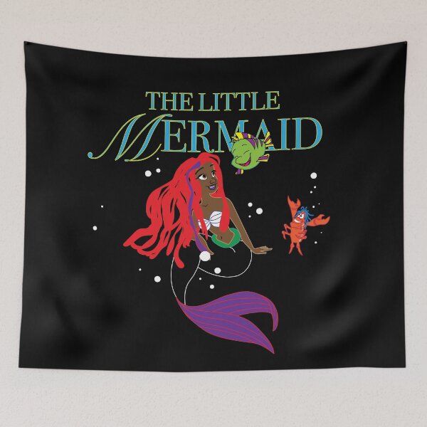 Item preview, black mermaid princess little black mermaid black mermaid princess T-Shirt Black Princess designed and sold by iMobb06.