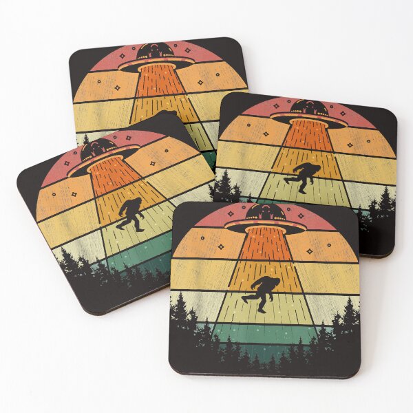 Item preview, Retro Vintage Bigfoot UFO Abduction Funny Sasquatch Aliens  designed and sold by Ella38.