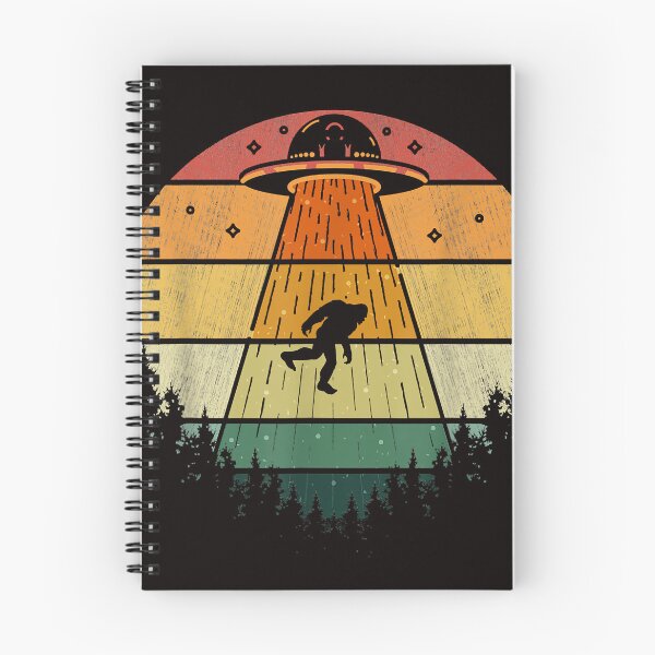 Item preview, Retro Vintage Bigfoot UFO Abduction Funny Sasquatch Aliens  designed and sold by Ella38.