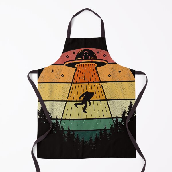 Item preview, Retro Vintage Bigfoot UFO Abduction Funny Sasquatch Aliens designed and sold by Ella38.