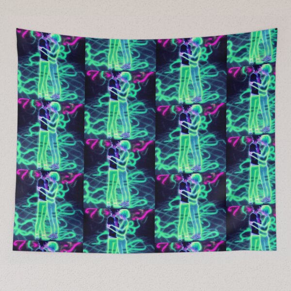 Item preview, Two Lovers Neon Colors designed and sold by AnEyeForAi.