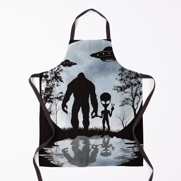 Item preview, Alien Bigfoot Moon Sasquatch UFO Extraterrestrial Men women designed and sold by Ella38.