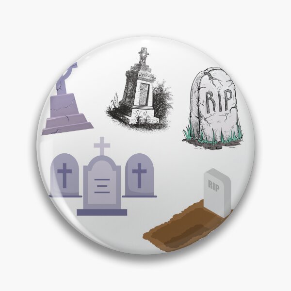 Item preview, 5 Spooky Gravestone Design Pack| Create Your Own Halloween Graveyard Or Grave Stone Pack designed and sold by House-Of-Pinto.