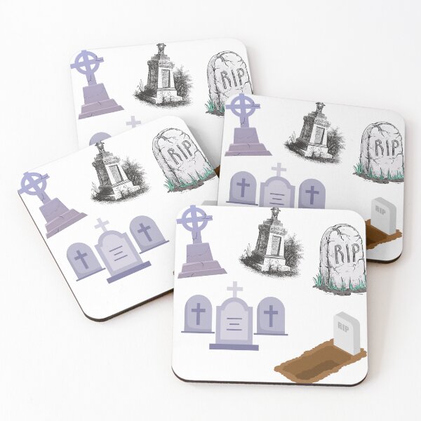 Item preview, 5 Spooky Gravestone Design Pack| Create Your Own Halloween Graveyard Or Grave Stone Pack designed and sold by House-Of-Pinto.