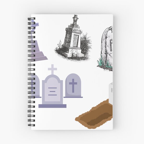 Item preview, 5 Spooky Gravestone Design Pack| Create Your Own Halloween Graveyard Or Grave Stone Pack designed and sold by House-Of-Pinto.