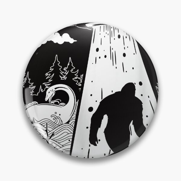 Item preview, Vintage Alien with Bigfoot & Loch Ness Monster Cryptozoology designed and sold by Ella38.