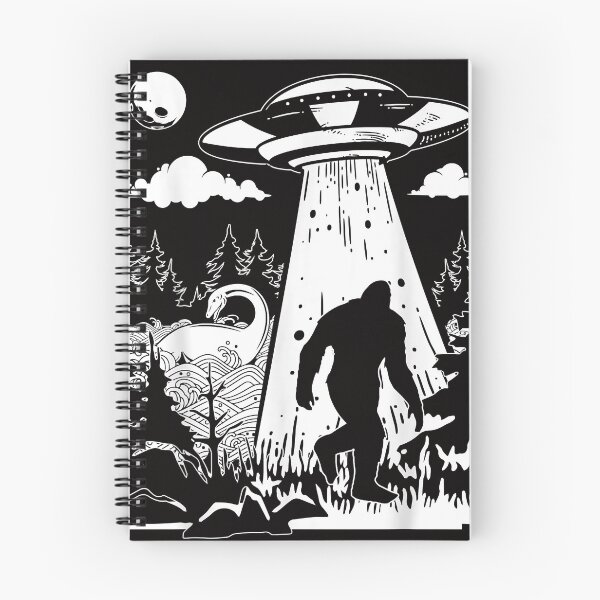 Item preview, Vintage Alien with Bigfoot & Loch Ness Monster Cryptozoology designed and sold by Ella38.