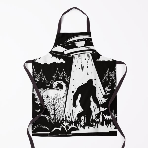 Item preview, Vintage Alien with Bigfoot & Loch Ness Monster Cryptozoology designed and sold by Ella38.