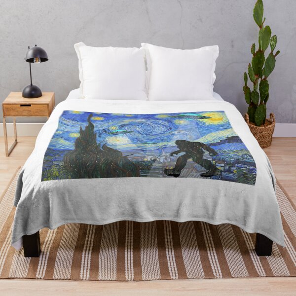 Item preview, Starry Night Sasquatch And UFO Aliens Bigfoot Graphic designed and sold by Ella38.