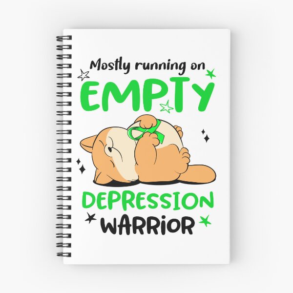 Item preview, Mostly running on Empty Depression Warrior designed and sold by ElizabethS809.