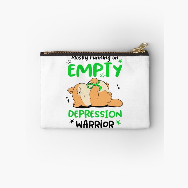 Item preview, Mostly running on Empty Depression Warrior designed and sold by ElizabethS809.