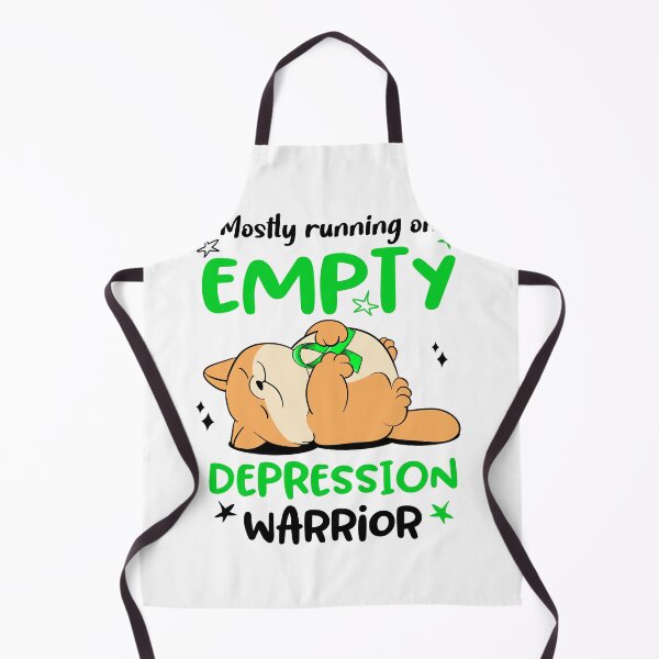 Item preview, Mostly running on Empty Depression Warrior designed and sold by ElizabethS809.