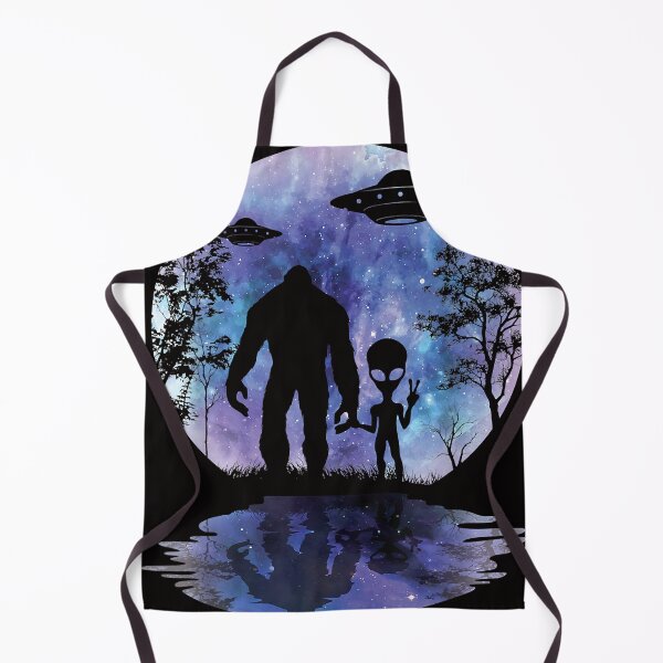 Item preview, Alien Bigfoot Moon Sasquatch UFO Extraterrestrial Men women designed and sold by Ella38.