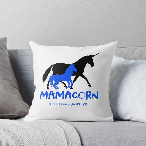 Aperçu de l'œuvre Pompe Maladie Sensibilisation Maman Licorne Mamacorn Soutien Pompe Maladie Guerrier créée et vendue par RunningShop.