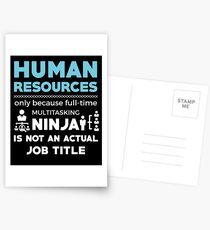 HUMAN RESOURCES Postcards